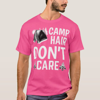 キャンプヘア気にドント- Camping Camper Happiness Gl Tシャツ
