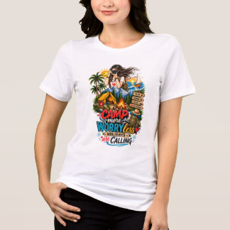 キャンプホリデー グラフィックTシャツ トライブレンドTシャツ