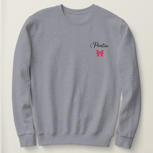 キャンプポンティアックボウシャツ スウェットシャツ (デザイン正面)