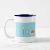 キャンプママ！ ツートーンマグカップ (左)