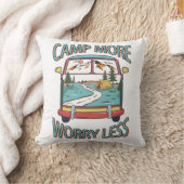 キャンプモアワーレスキャンピングおもしろい クッション (ブランケット)