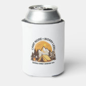 キャンプモアワーレスキャンプ 缶クーラー (缶裏面)