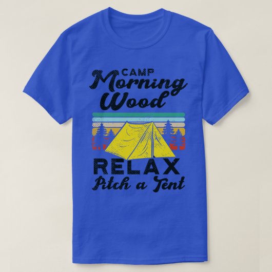 キャンプモーニングウッド Tシャツ (デザイン正面)