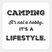 キャンプライフスタイル スクエアシール (正面)