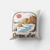 キャンプライフマウンテンキャンプ クッション (裏面)