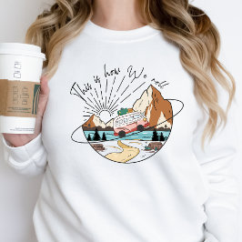 キャンプライフ転がハッピーカンパースウェットシャツ スウェットシャツ