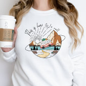 キャンプライフ転がハッピーカンパースウェットシャツ スウェットシャツ