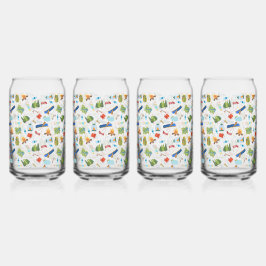 キャンプライフ ガラス缶