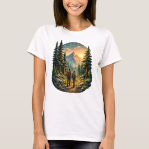 キャンプライフ フィールズ ライト – メドウ パス ティーシャツ USA Tシャツ
