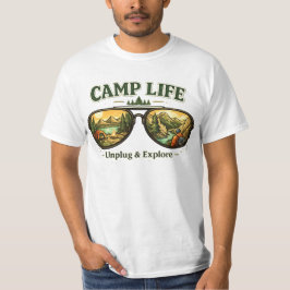 キャンプライフ フィールズ ライト メンズ Tシャツ USA