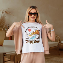 キャンプライフ Tシャツ