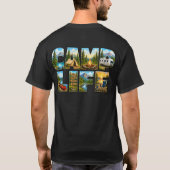 キャンプライフTシャツ Tシャツ (裏面)