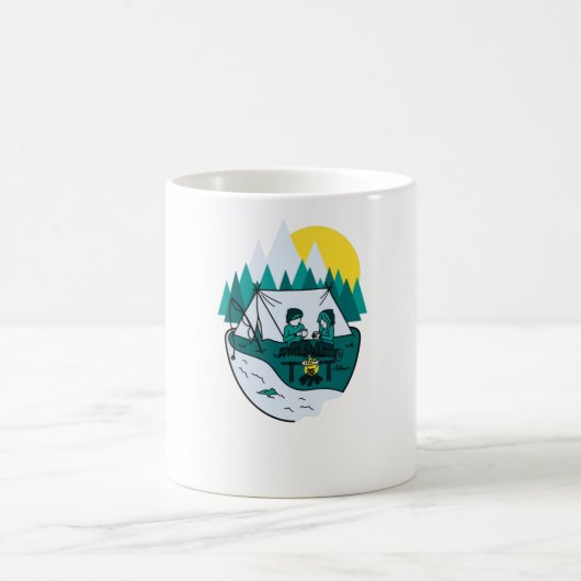 キャンプラブ コーヒーマグカップ (中央)