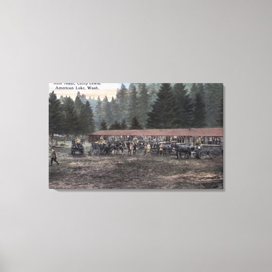 キャンプルイスのマールチーム キャンバスプリント (正面)