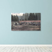 キャンプルイスのマールチーム キャンバスプリント (インサイチュ (ウッドフロア))