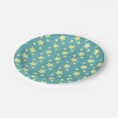 キャンプレトロパーティースターズナイト誕生日 ペーパープレート (アングル)