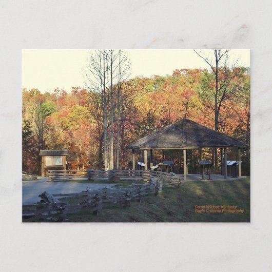 キャンプワイルドキャット内戦バトルフィールドのサイト ポストカード (正面)