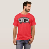 キャンプワゴンのキャラクターデザインギフト Tシャツ (正面フル)