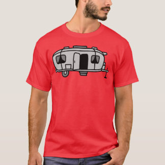 キャンプワゴンのキャラクターデザインギフト Tシャツ