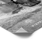 キャンプワゴンテキサス州丸めポスター ポスター (角)