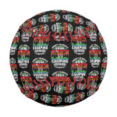 キャンプ中に必ずしも飲まないキャンピングジョーク 野球ボール (裏面)