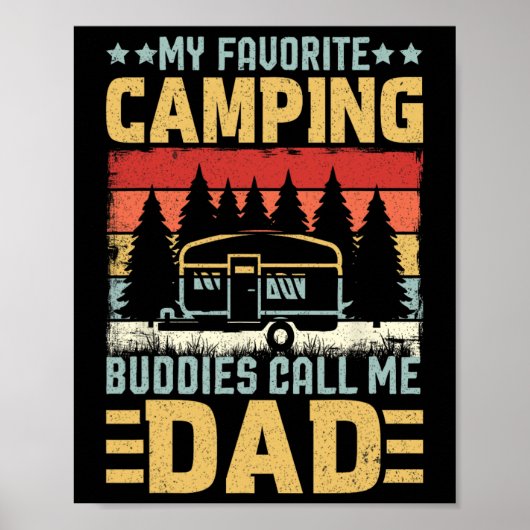 キャンプ仲間からパパと呼ばれてる Camping Buddies Call Me Dad ポスター (正面)