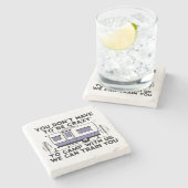 キャンプ伝説が永遠に ストーンコースター (横)