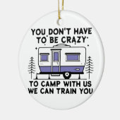 キャンプ伝説が永遠に セラミックオーナメント (左)