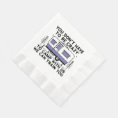 キャンプ伝説が永遠に 縁ありランチョンナプキン (角)