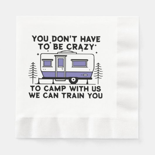 キャンプ伝説が永遠に 縁ありランチョンナプキン (正面)