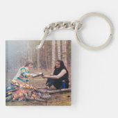 キャンプ写真を撮りたい キーホルダー (裏面)