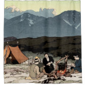 キャンプ南日本アルプス吉田宏1928 シャワーカーテン (正面)