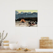 キャンプ南日本アルプス吉田宏1928 ポスター (キッチン)