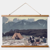 キャンプ南日本アルプス吉田宏1928 吊り下げ型タペストリー (正面)