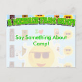 キャンプ固定 ポストカード (正面)