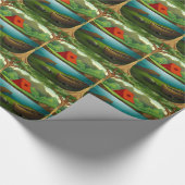 キャンプ地面 ラッピングペーパー (角)