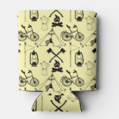 キャンプ場に行こう 缶クーラー (裏面)