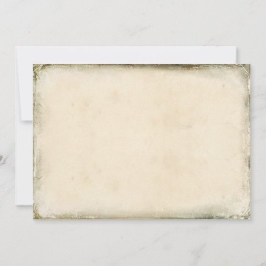 キャンプ場のイラストレーションのキャンプの結婚式招待状 招待状 (裏面)