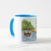 キャンプ場のリスト マグカップ (正面左)