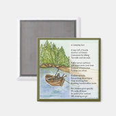 キャンプ場のリスト マグネット (正面/裏面)