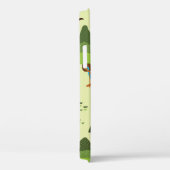 キャンプ場 – キャラバン、キャンプ用椅子、消防車 Case-Mate iPhoneケース (裏面 / 右)