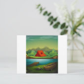 キャンプ場 ポストカード (スタンド正面)