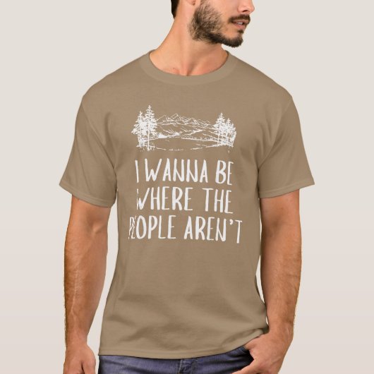 キャンプ好きじゃない人といたい Tシャツ (正面)