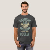 キャンプ好きなパパ 普通のパパだけどちょっとクール fa tシャツ (正面フル)