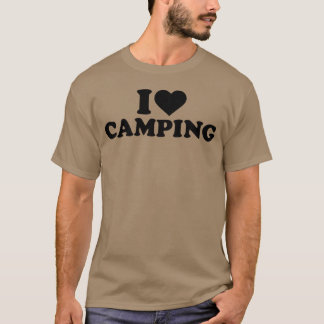 キャンプ好きな人のためのホワイトギフト Tシャツ