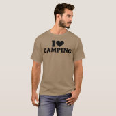 キャンプ好きな人のためのホワイトギフト Tシャツ (正面フル)
