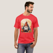 キャンプ好きな人へのギフト 秋のキャンプ シーズン レトロ Tシャツ (正面フル)
