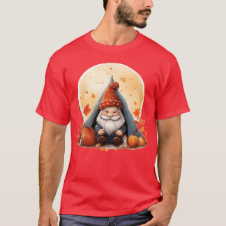 キャンプ好きな人へのギフト 秋のキャンプ シーズン レトロ Tシャツ