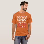 キャンプ好きな人への面白いギフト キャンパー ファミリー Tシャツ (正面フル)
