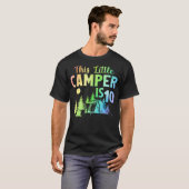 キャンプ好きな10歳のキャンピング10歳の誕生日 Tシャツ (正面フル)